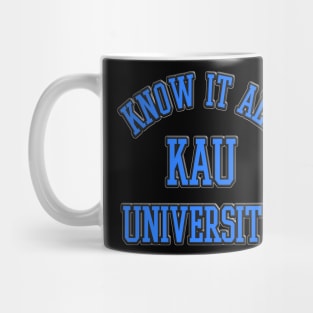 Funny college university t-shirt for students and graduates Mug